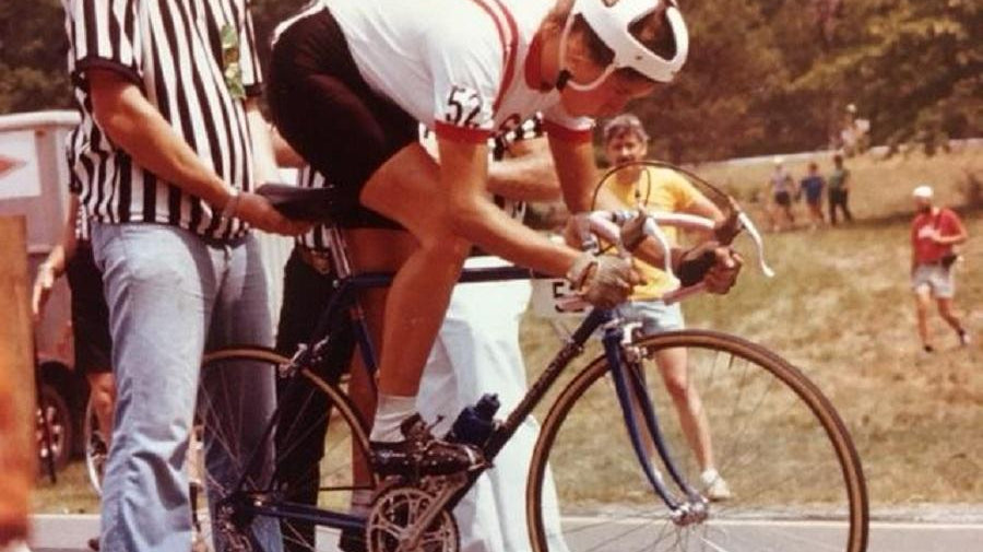 Woman Racing Bicycles