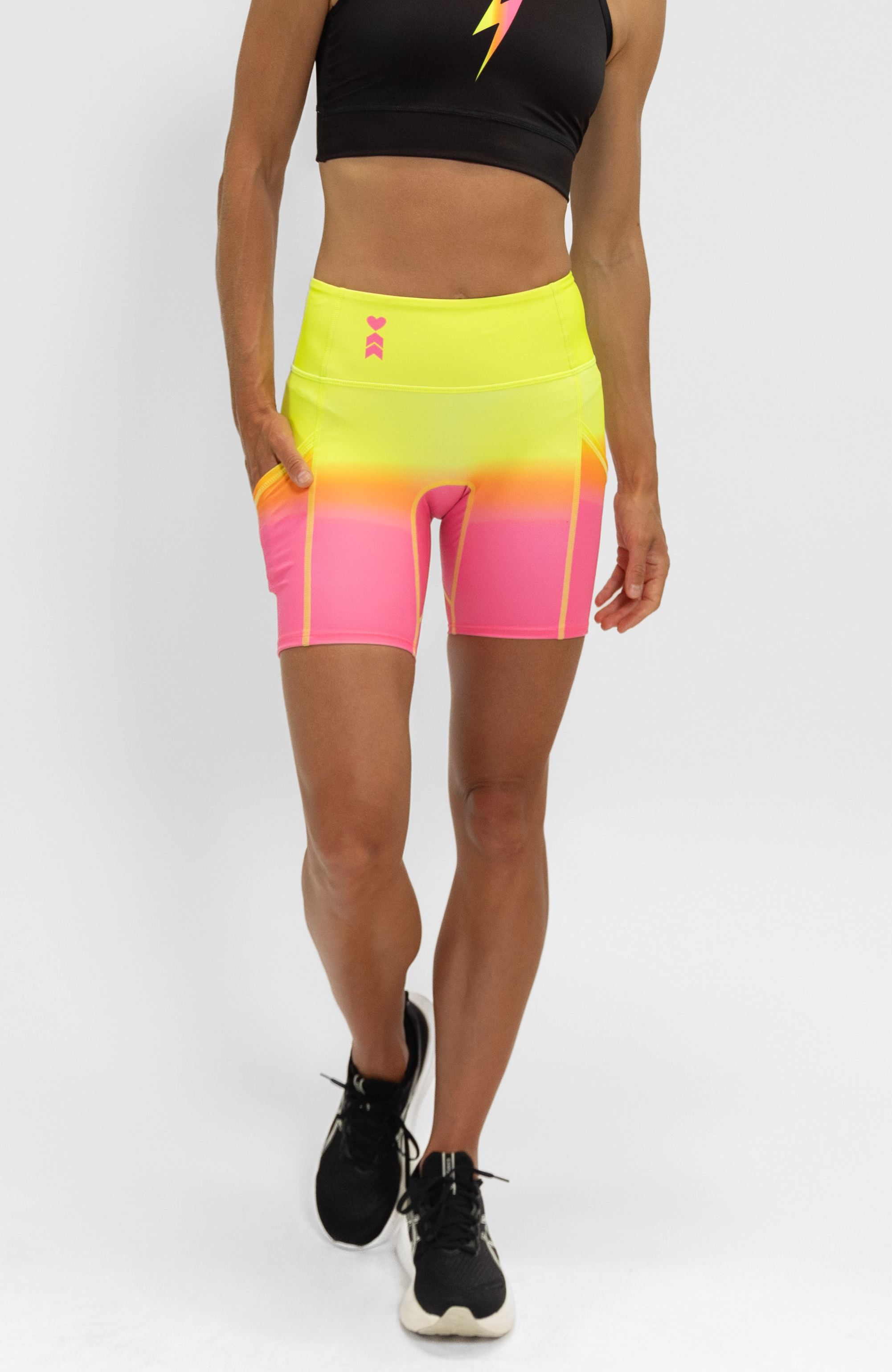 Coeur Sports 5 inch fitted run short 5" Fitted Run Shorts in Voltage