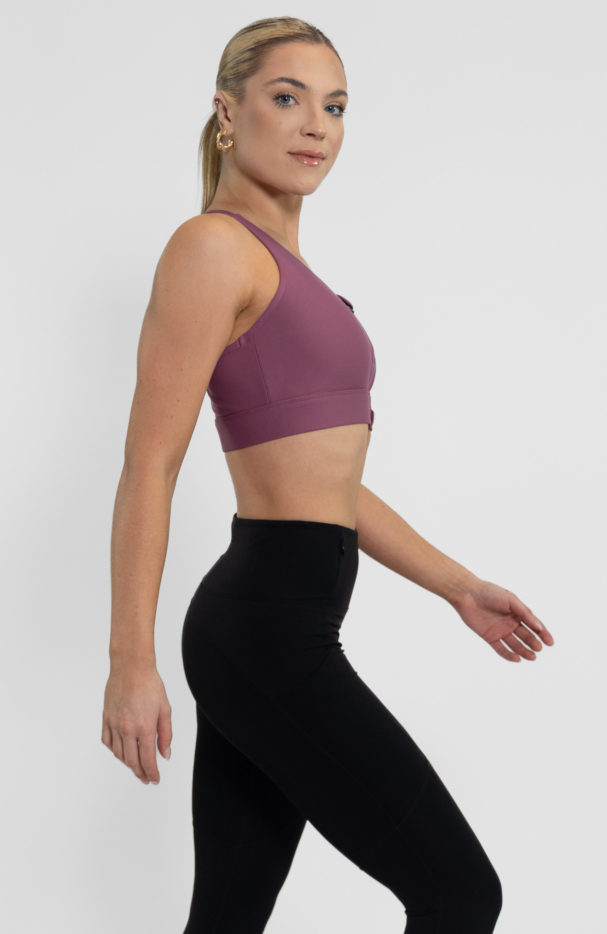 Coeur Sports Flow State Front Zip Bra