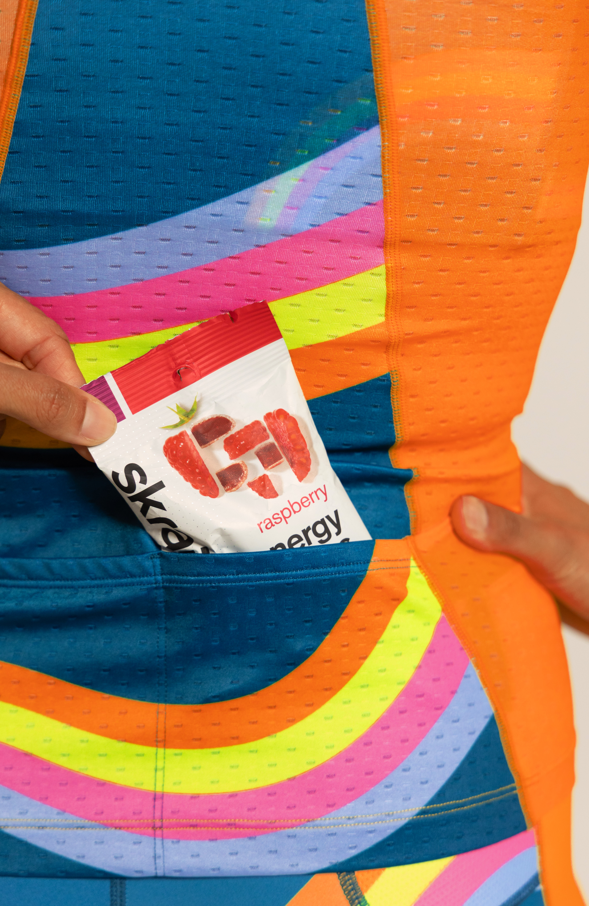 Coeur Sports Tri Tank Triathlon Tank Top with Shelf Bra in Groovy