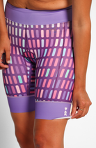 Coeur Sports 8 Inch Powerband Tri Short Mood Ring Women's 8" Triathlon Shorts