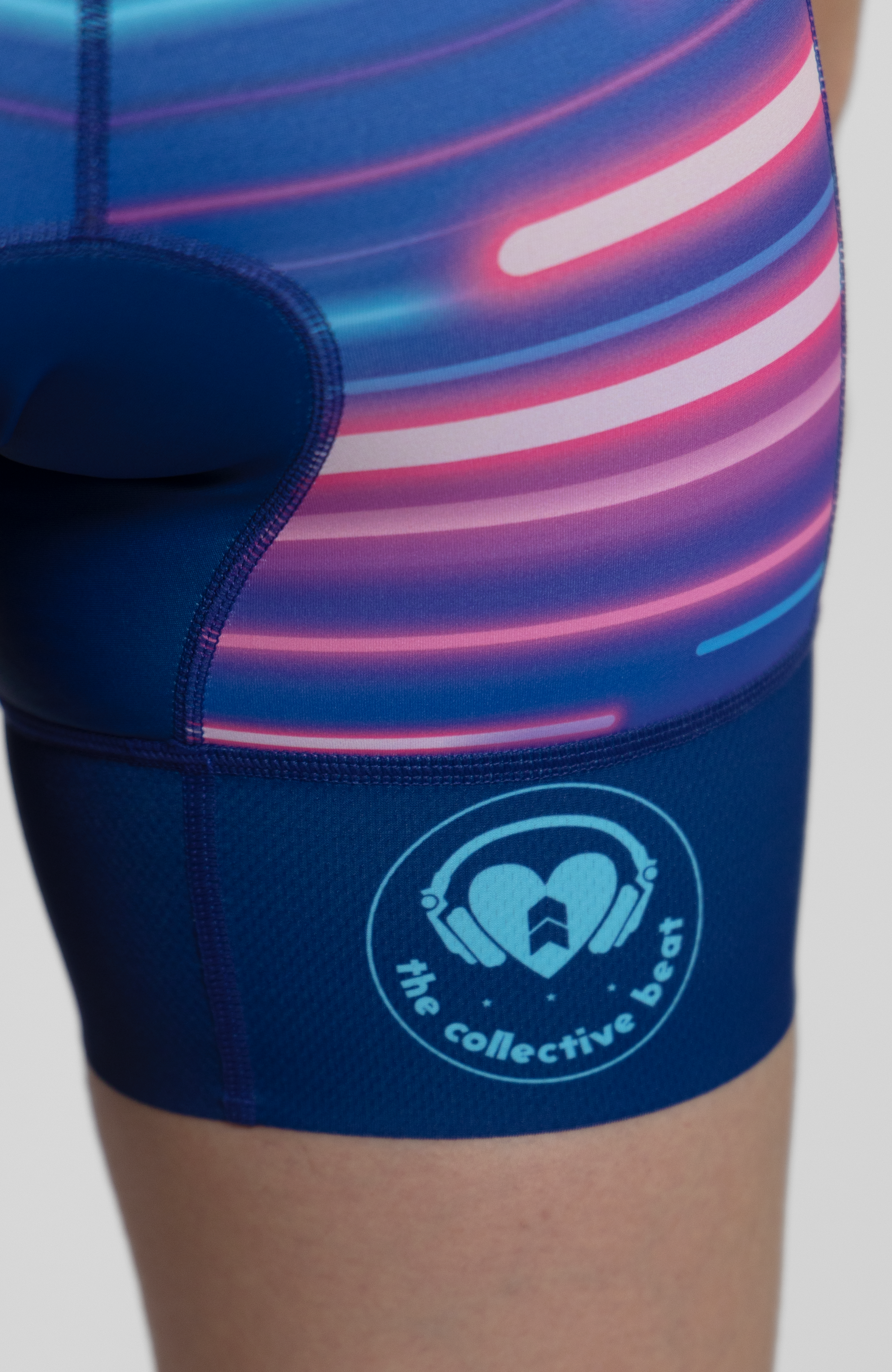 Coeur Sports 8 Inch Powerband Tri Short PRESALE! Collective Beat 24 Women's 8 inch Triathlon Shorts