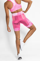 Coeur Sports 8 Inch Powerband Tri Short Women's 8" Triathlon Shorts in Crystallized