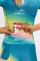 Coeur Sports Aero Tri Top Women's Sleeved Triathlon Aero Top in Team 26