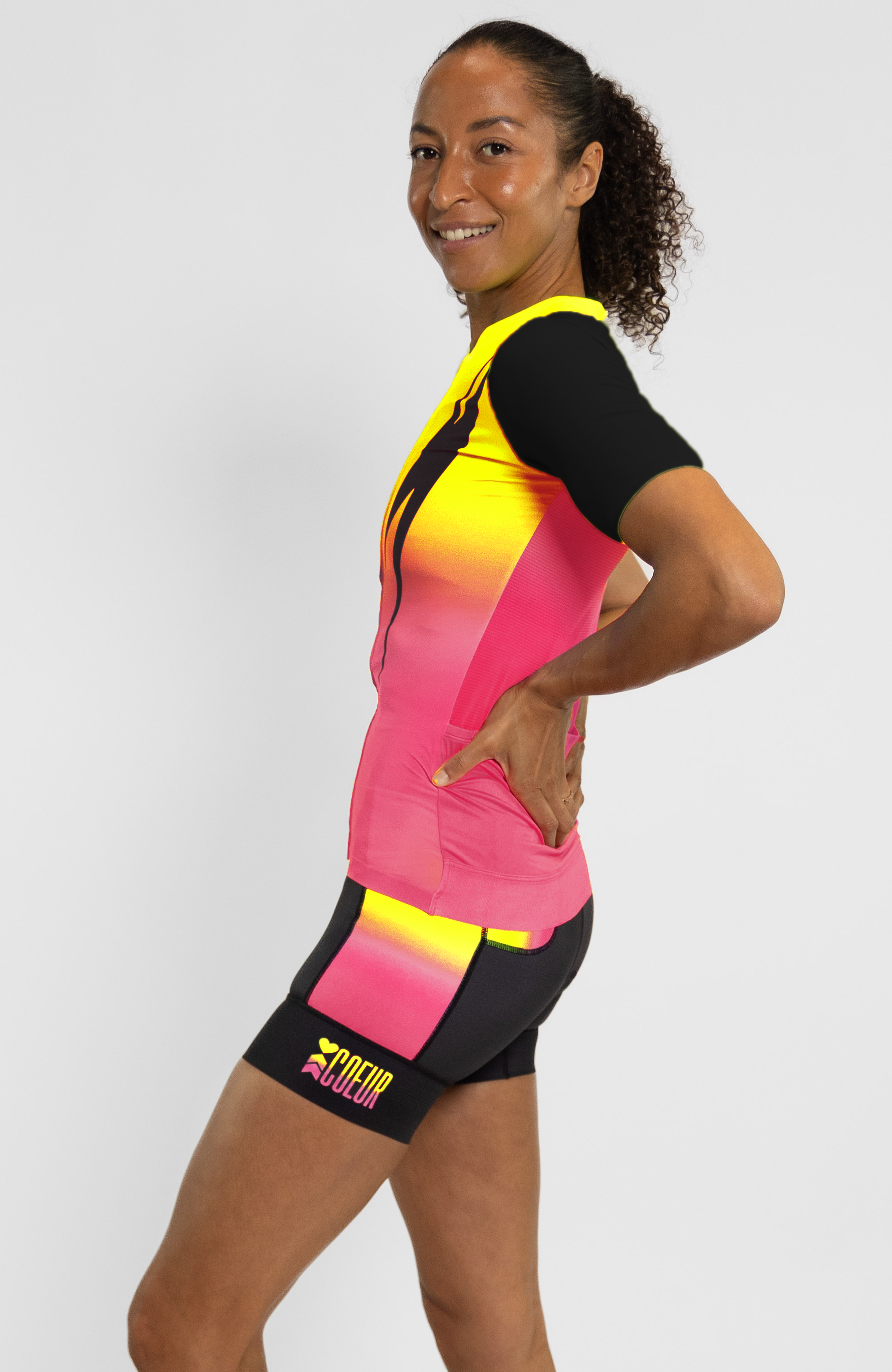 Coeur Sports Cycling Jersey Women's Cycling Jersey in Voltage
