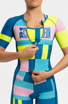 Coeur Sports Sleeved Tri Suit Sleeved Trisuit in Flagship