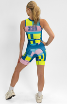 Coeur Sports Sleeved Tri Suit Sleeveless Trisuit in Flagship