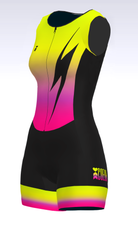 Coeur Sports Sleeved Tri Suit Sleeveless Trisuit in Voltage