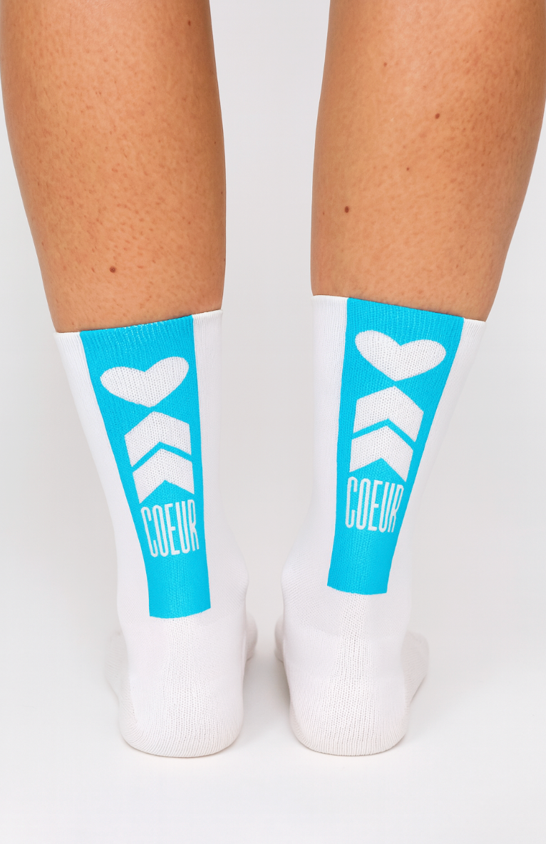 Coeur Sports Socks ONE SIZE / White Coeur Team Cycling Sock