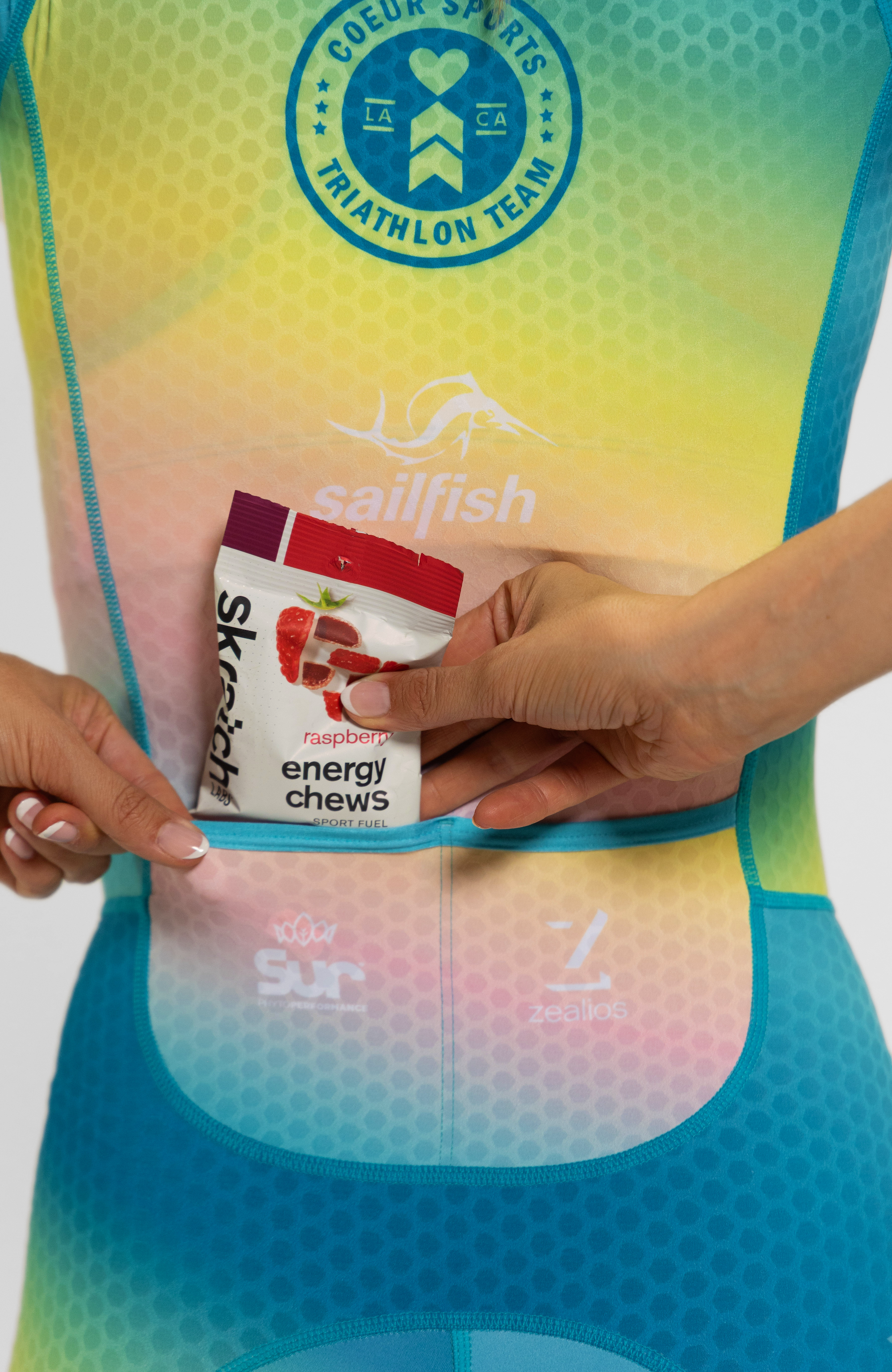 Coeur Sports Zele sleeved tri suit Zele Sleeved Triathlon Speedsuit in ELITE Team 26